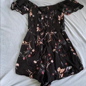 off the shoulders romper